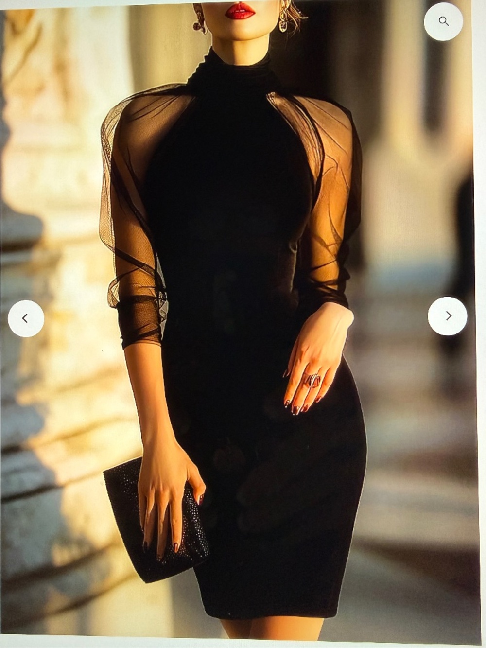 Mooyius - size L - after 5 cocktail dress - size L - brand new never worn